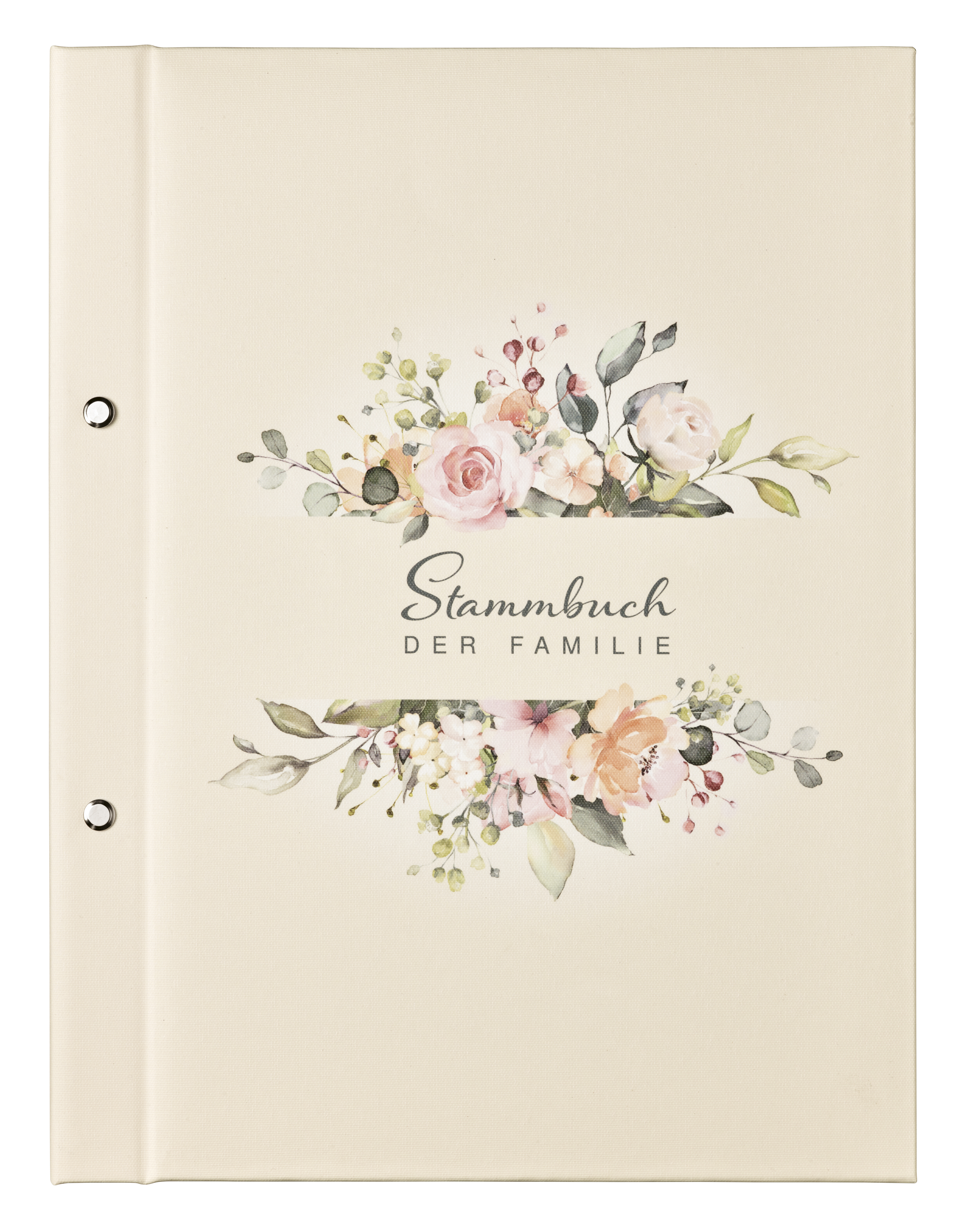 Florales A4 Buchschrauben