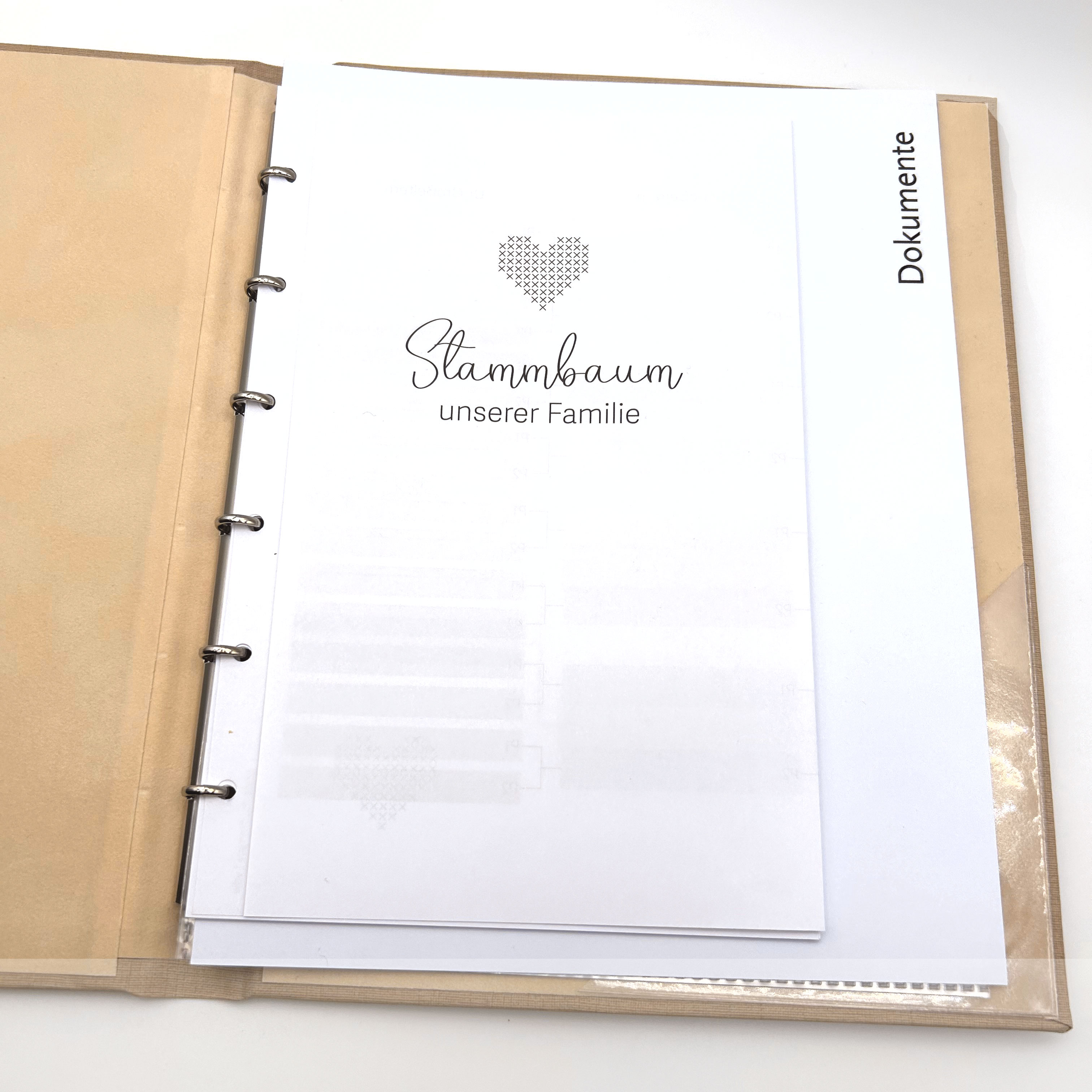 Alissia beige A5+Ringmechanik